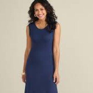 Soft surroundings FINA FRENCH TERRY MAXI DRESS